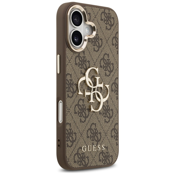 Etui Guess 4G Big 4G Classic Logo do     iPhone 17 brązowy złoty