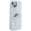 Karl Lagerfeld KLHMP14SHLSKCH iPhone 14   6.1" biały/white hardcase IML Metal Karl&Choupette Head MagSafe