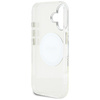 Etui Guess IML Metal Colored Circle      Classic Logo MagSafe do iPhone 16 biały