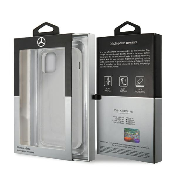 Etui Mercedes Line na iPhone 12 / iPhone 12 Pro - przezroczyste