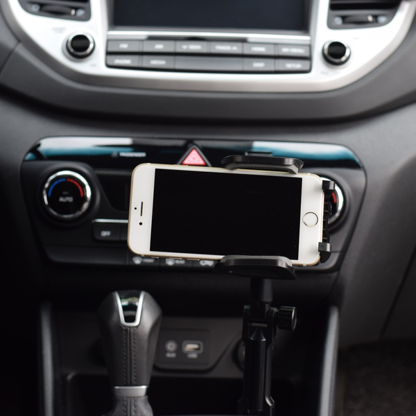 SMARTPHONE CAR HOLDER FOR CUP HOLDER BLACK