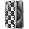 DKNY DKHCP15MHDLCEK iPhone 15 Plus /14 Plus 6.7" czarny/black hardcase IML Checkered Mono Pattern