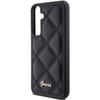 Guess GUHCS23FEPSQSQSK S23 FE S711czarny/black hardcase Quilted Metal Logo