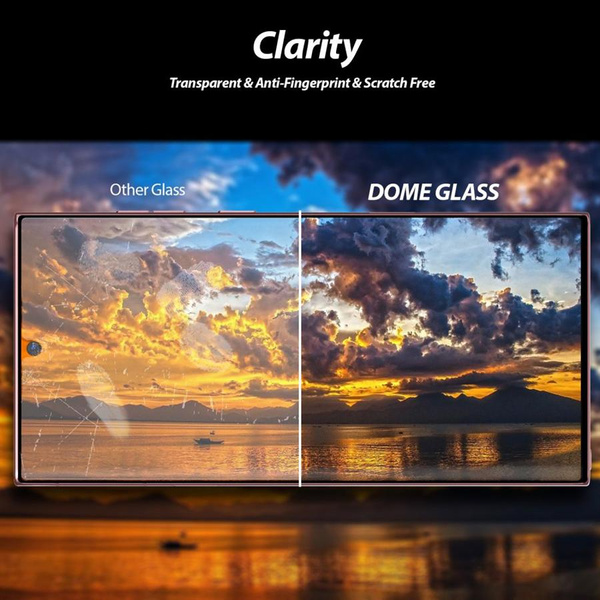WHITESTONE TEMPERED GLASS DOME GLASS 2-PACK GALAXY S22 ULTRA