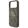 Etui Guess 4G Strap 4G Classic Logo do   iPhone 17 Pro Max brązowy