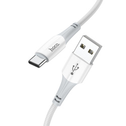 Kabel USB A do USB C Hoco 3A 1 m X70 biały