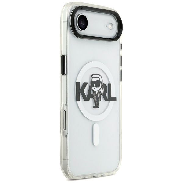 Etui Karl Lagerfeld IML Karl Sketch Logo MagSafe do iPhone Air przezroczysty