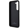 Etui BMW Leather Textured & Stripe na Samsung Galaxy S23+ - czarne