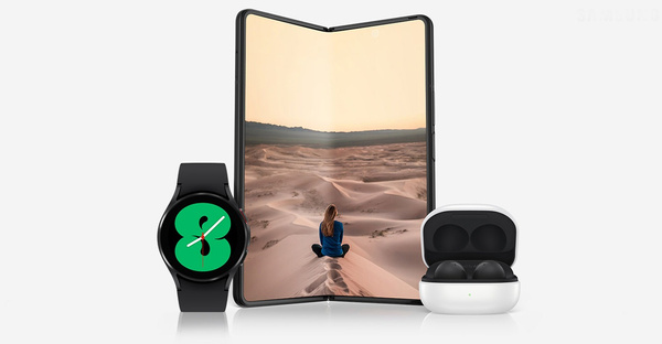 [OUTLET] Samsung Galaxy Watch4 40mm BT R860N Czarny z paskiem Rubber Band Black Grade ABC