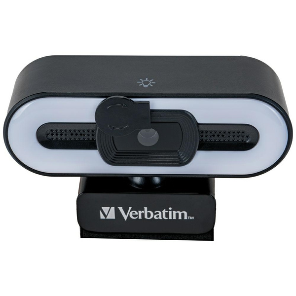 Verbatim Kamera internetowa z mikrofonemFull HD 1080p AWC-02 czarny/black 49579