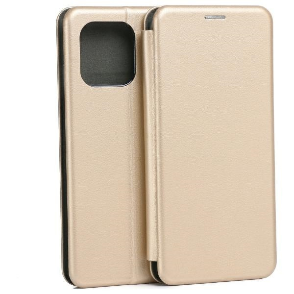 Etui Beline Book Magnetic Moto G15        złoty/gold