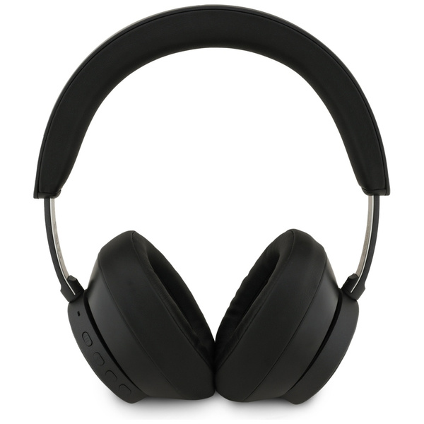 Słuchawki nauszne Guess Bluetooth ENC    Saffiano Triangle Logo czarny