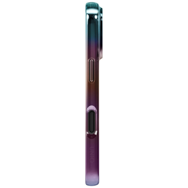 Etui UNIQ Iridescia do iPhone 17 Pro     Magclick Charging midnight quartz