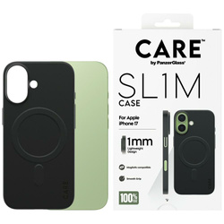 Etui CARE by PanzerGlass SL1M MagSafe do iPhone 17 czarny