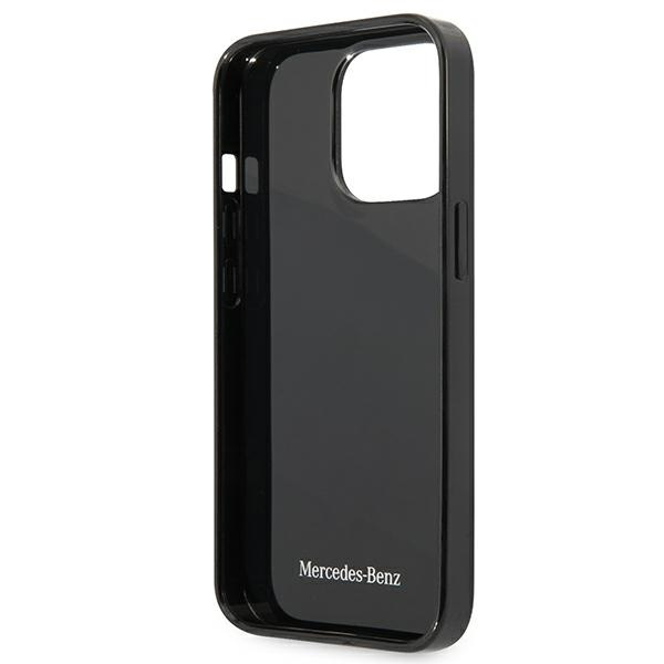 Etui Mercedes Silver Stars Pattern na iPhone 13 Pro / iPhone 13 - czarne