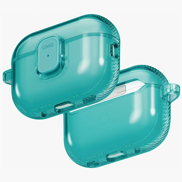 Etui UNIQ Glase Pro do AirPods Pro 3     Lock Case turkusowy