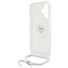 Karl Lagerfeld KLHMP16SHCCHNT iPhone 16   6.1" hardcase transparent IML Choupette Head & Cord Magsafe