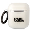 Etui Karl Lagerfeld Karl's Head na AirPods 1/2 - przezroczyste