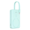 Baseus Magnetic Mini MagSafe 10000mAh 20W powerbank with built-in Lightning cable - blue + Baseus Simple Series USB-C - USB-C 60W 0.3m cable