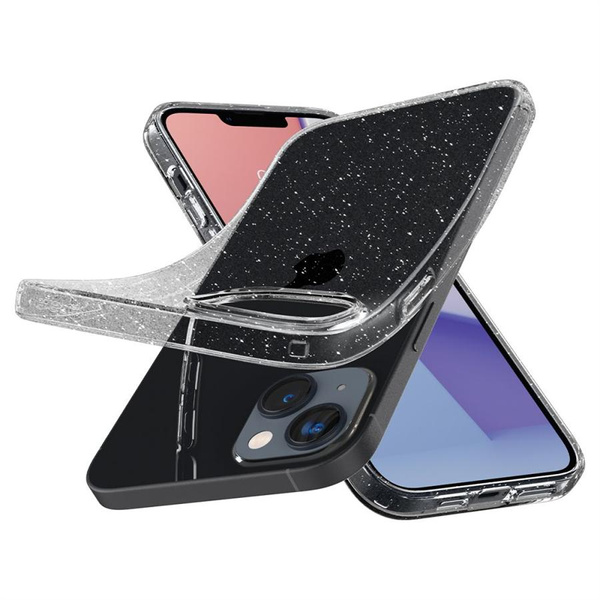 Etui Spigen Liquid Crystal na iPhone 14 Plus - przezroczysto-brokatowe