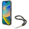 Guess GUHMP16SHGCRELSK iPhone 166.1" czarny/czarny hardcase IML Glitter With Pearl Strap MagSafe