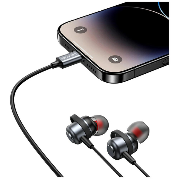 Słuchawki stereo USAMS EP-48 USB-C       tarnish