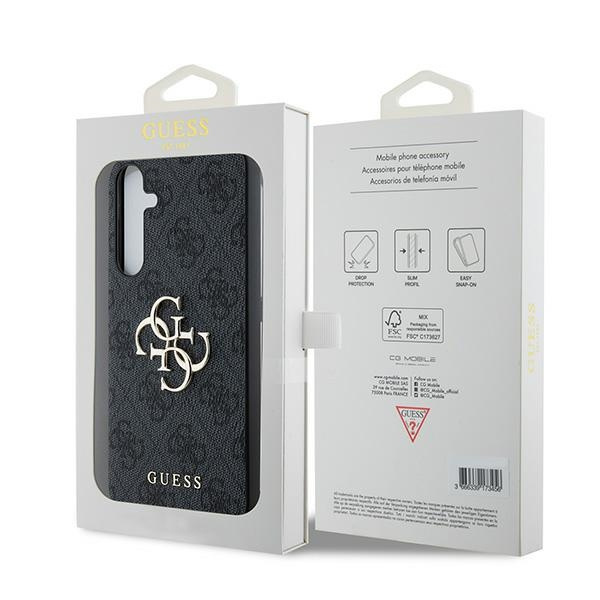Guess GUHCSA354GMGGR A35 A356 czarny/black hardcase 4G Big Metal Logo