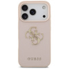 Etui Guess Grained Big 4G & Classic Logo do iPhone 17 Pro różowy