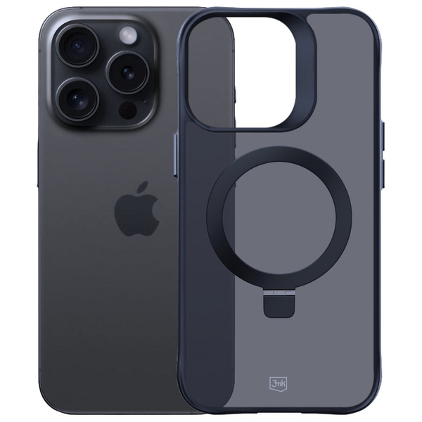 Etui z uchwytem 3MK Smoke Case Mag&Stand  do iPhone 16 Pro Max
