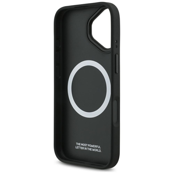 Etui BMW M Quilted Logo MagSafe do       iPhone 17 czarny