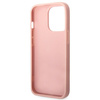 Guess GUHCP14XHGGSHP iPhone 14 Pro Max6,7" różowy/pink hard case Glitter Script
