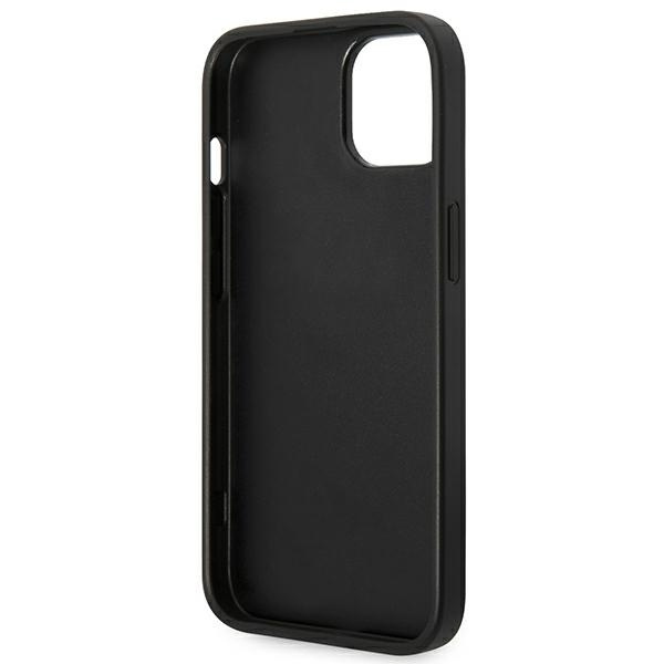 Guess GUHCP14SG4GFGR iPhone 14 / 15 / 136.1" szary/grey hard case 4G Metal Gold Logo