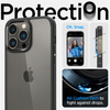 Etui Spigen Ultra Hybrid na iPhone 14 Pro - czarny mat