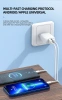 JELLICO ładowarka sieciowa EU02 2.4A 12W 2xUSB + kabel USB-C Biały