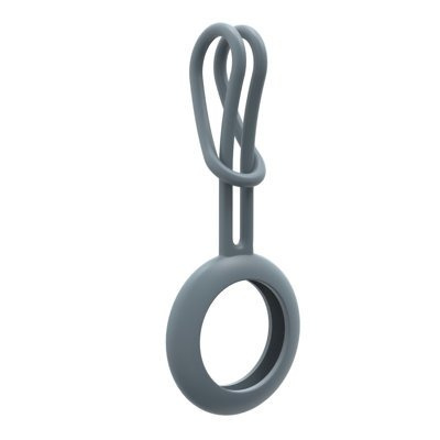 SILIKONOWE ELASTYCZNE ETUI BRELOK ZAWIESZKA DO LOKALIZATORA APPLE AIRTAG NIEBIESKI