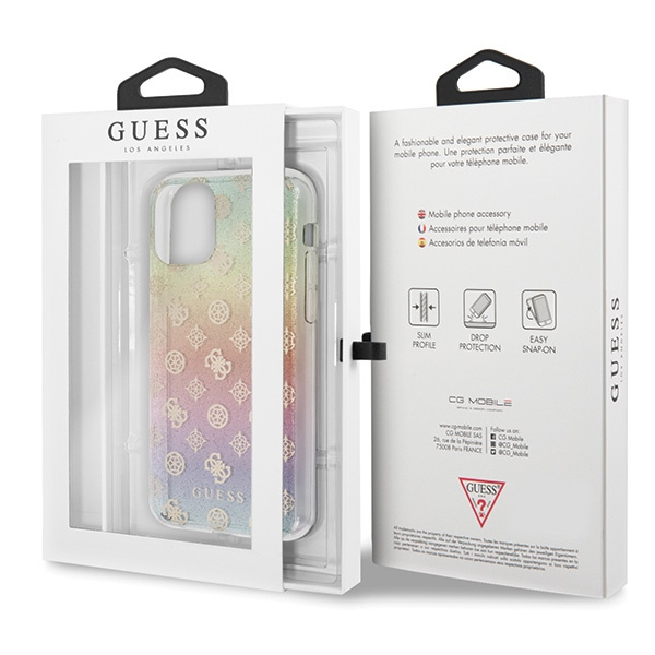 Guess GUHCN58PEOML iPhone 11 Promulticolor hard case Iridescent 4G Peony