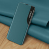 ECO LEATHER VIEW CASE ELEGANT BOOKCASE TYPE CASE WITH KICKSTAND FOR SAMSUNG GALAXY A12 / GALAXY M12 BLUE