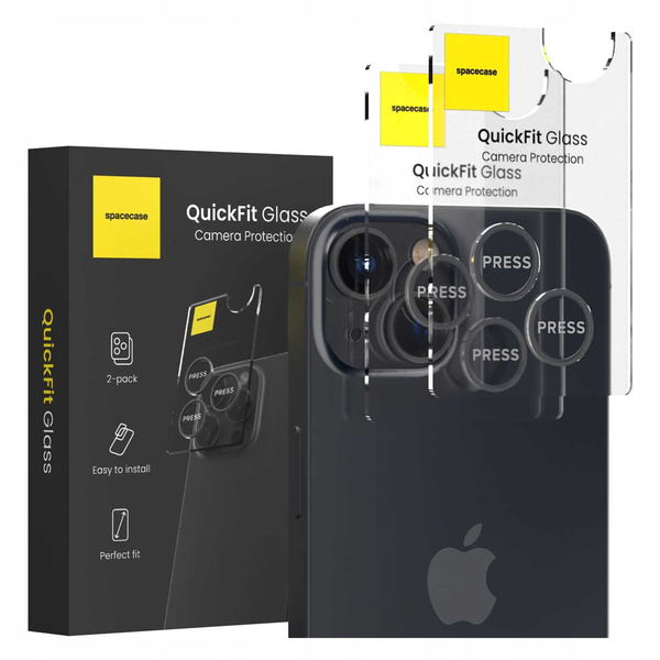Spacecase Szkło na aparat QuickFit Camera iPhone 13/13 mini black