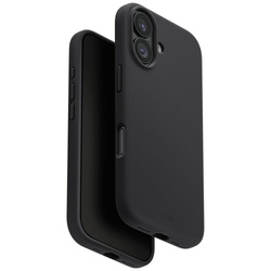 Etui UNIQ Lino do iPhone 17 Magclick Charging szary