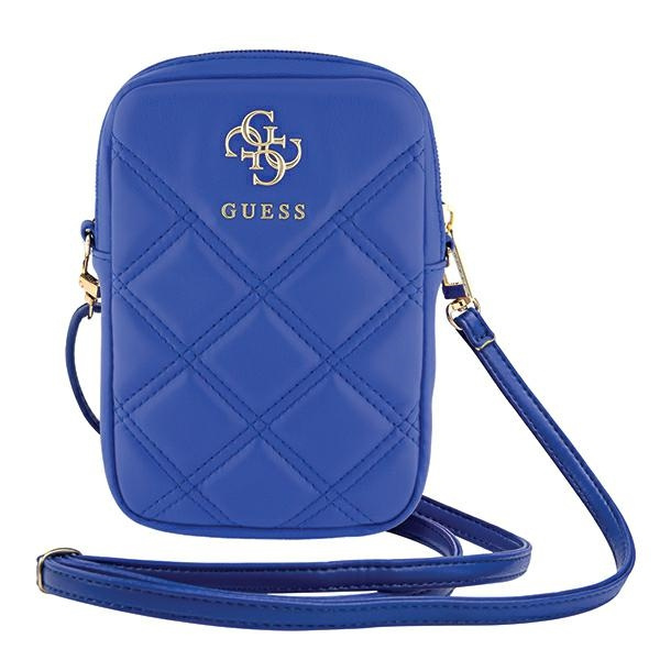 Guess Torebka GUWBZPSQSSGBniebieski/blue Zip Quilted 4G