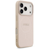 Etui Guess Saffiano Classic Logo MagSafe do iPhone 17 Pro różowy
