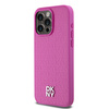 DKNY DKHMP15XPSHRPSP iPhone 15 Pro Max6.7" różowy/pink hardcase Leather Monogram Pattern Metal Logo MagSafe