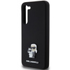 KARL LAGERFELD KLHCS24MSMHKCNPK S24+ S926 HARDCASE BLACK/BLACK SILICONE KARL&CHOUPETTE METAL PIN