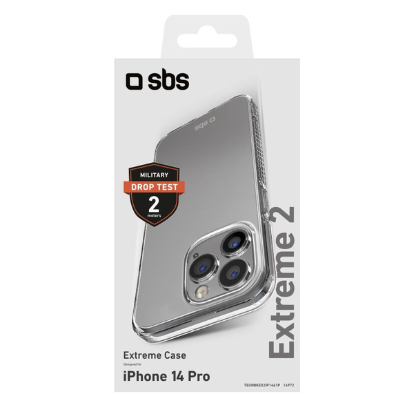 SBS Extreme X2 Cover For iPhone 14 Pro, protects from falls of up to 2m