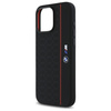 BMW BMHMP16X23SHER iPhone 16 Pro Max      6.9" czarny/black hardcase Silicone Hexagon Red Line MagSafe