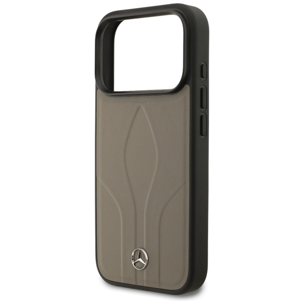 Etui Mercedes Leather The Move MagSafe   do iPhone 17 Pro taupe