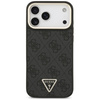 Etui Guess 4G Triangle Logo MagSafe do   iPhone 17 Pro Max czarny złoty