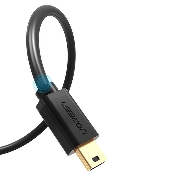 UGREEN CABLE USB - MINI USB 480 MBPS CABLE 1.5 M BLACK (US132 10385)