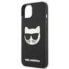 Etui Karl Lagerfeld 3D Rubber Choupette na iPhone 13 mini - czarne