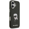 Etui Karl Lagerfeld IML Aquarelle Karl & Logo MagSafe do iPhone 17 czarny